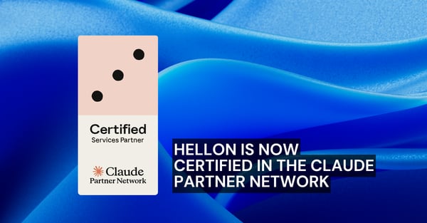 Hellon is now Certified in the Claude Partner Network